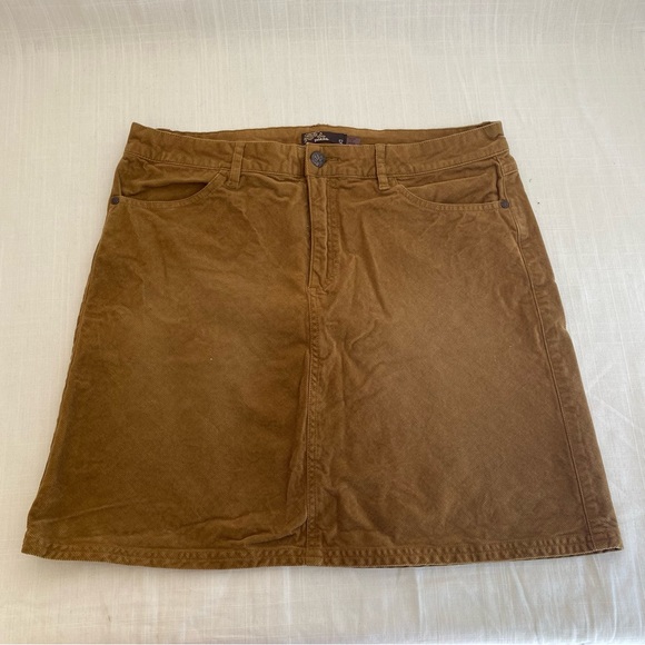 Prana Dresses & Skirts - Prana corduroy brown skirt